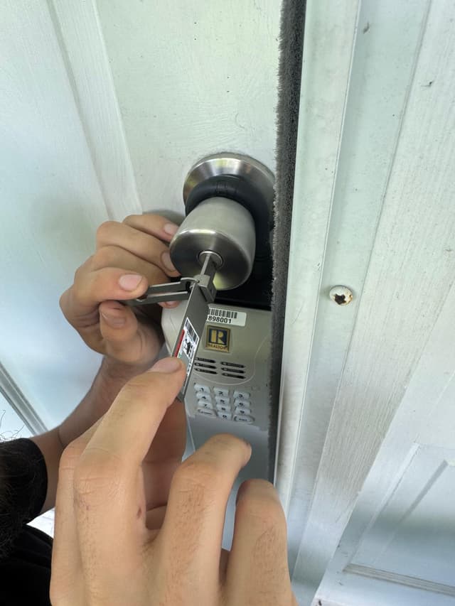 Professional lock installation