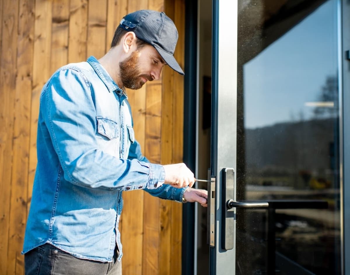 Secured storefront and office locks